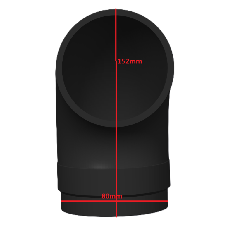 90° Bend Air Duct for Diesel Heater – Venting