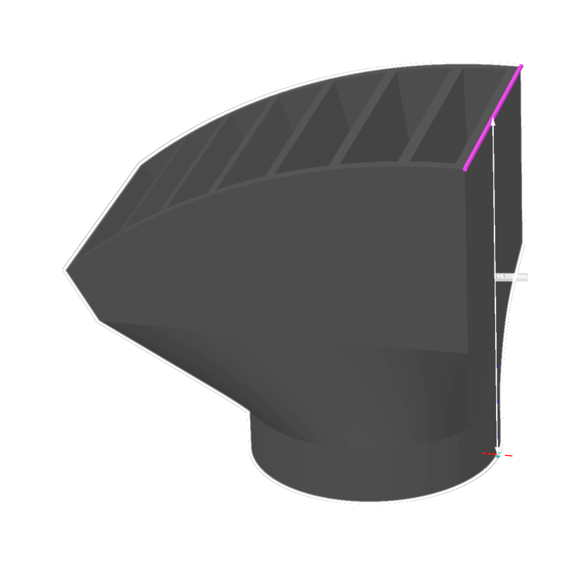 Hot Air Outlet for Diesel Heater – Exhaust Diffuser Hot Air