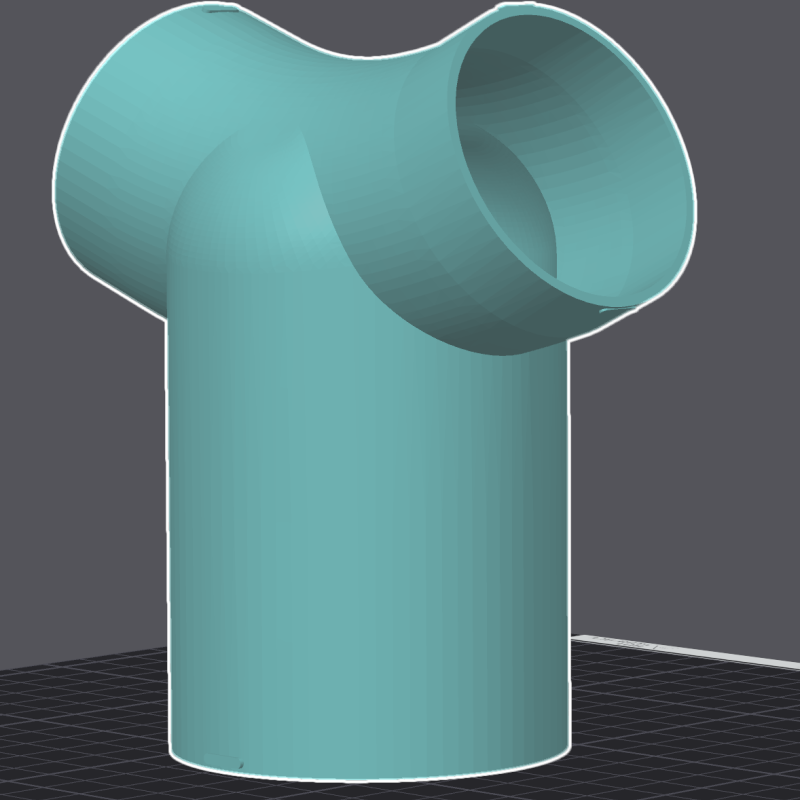 Y-pipe open divider for Diesel Heater – Exhaust Hot Air