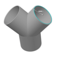 Y-pipe for Diesel Heater – Exhaust Hot Air