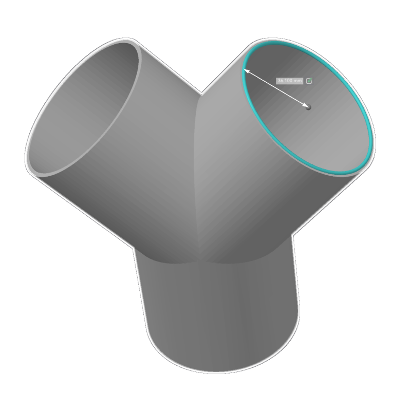 Y-pipe for Diesel Heater – Exhaust Hot Air