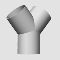 Y-pipe for Diesel Heater – Exhaust Hot Air