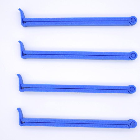 Short Plastic Bag Clips Sealing with Hinges Long Freezer Safe & Easy Clean