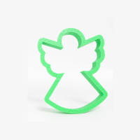 Angel Cookie Cutter - Festive Winged Silhouette